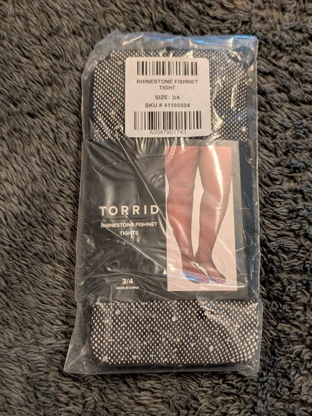Torrid Rhinestone Fishnet Tights ~ 3/4 (3X-4X)